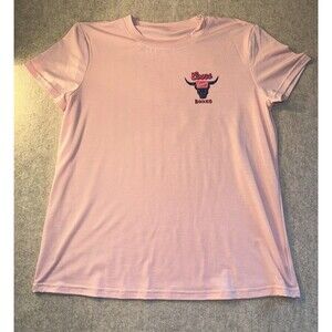 Coors Rodeo Tshirt Womens Size Large Pink Graphic On Back